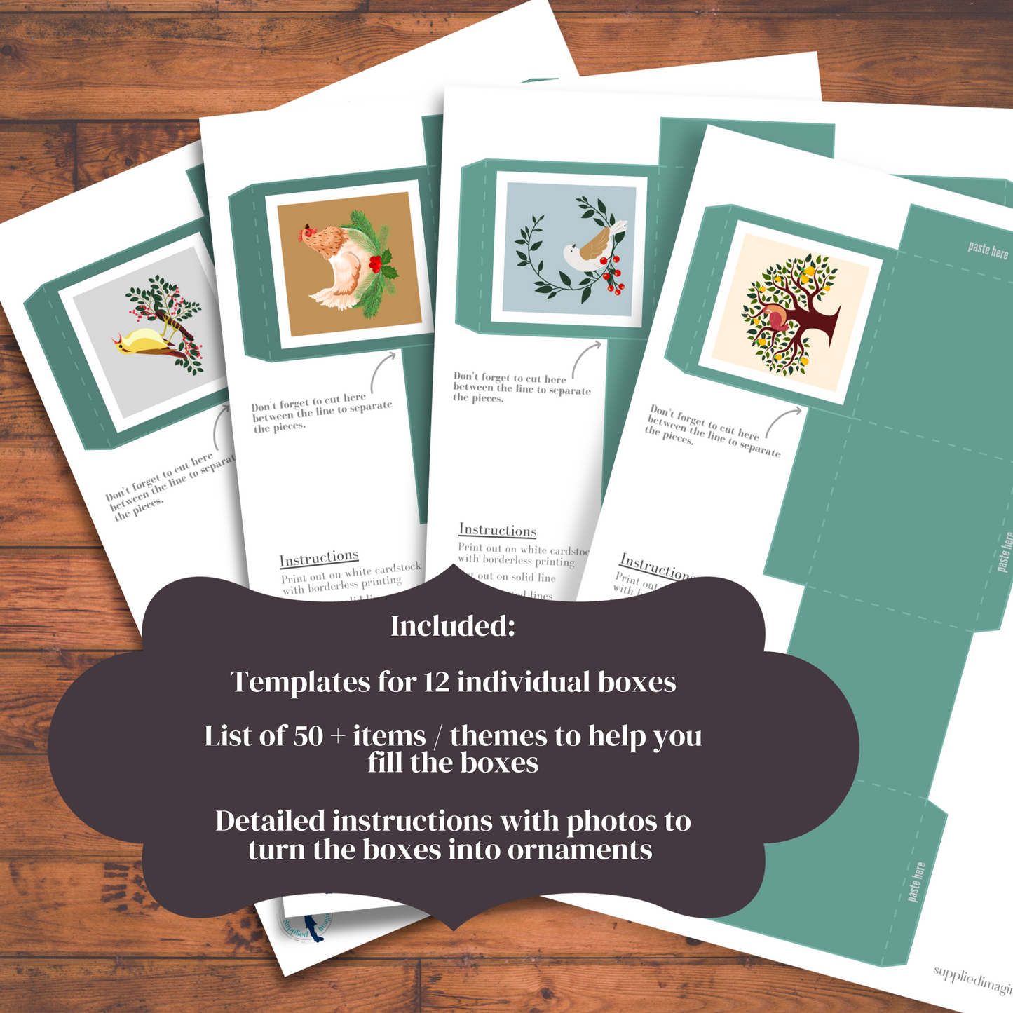 12 Days of Christmas Printable Advent Calendar. A perfect DIY activity to add a little more fun through the holidays or a way to make someone else's holiday a little more special. Use as an advent calendar and holiday decor. 